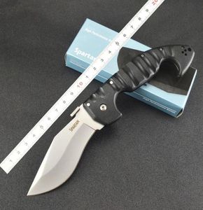 Högkvalitativ spartansk kniv djup kallt finish Stål Hög hårdhet Varp Blad Tactical Folding Outdoor Camping Survival EDC Knife1236395