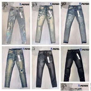 Mens Jeans Denim Trousers Designer Jean Men Black Pants High-End Quality Straight Design Retro Streetwear Casual Sweatpants Designers Otwfh