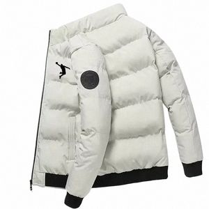2024 Men Winter Casual Thick Warm Waterproof Cott Jacket Parkas Men Autumn New Outwear Windproof Hat Hooded Parkas Jacket Men S3MD#