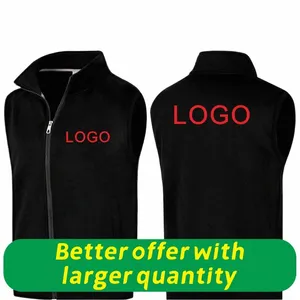 spring And Autumn Sleevel Jacket Logo Customized Embroidery Print Plush Tank Top Fi Casual Street Sleevel Top H6a1#