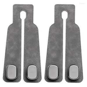 Hooks Double Car Hook Multifunctional 2 In 1 Auto Backseat Hangers For Keys Purse PU Leather Universal Vehicle