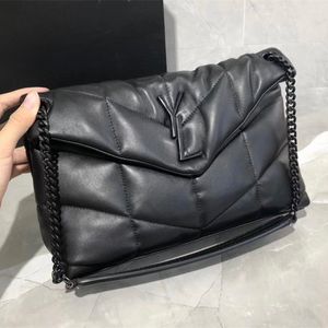 Alta Qualidade Loulou Puffer Designers Bolsa Mens Clássico Tote De Couro De Ombro Bolsas Mulheres Luxo Moda Bolsa Bolsas Cruz Corpo Embreagem Envelope Sacos