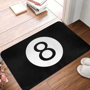 Carpets 8-BALL 8 Ball BILLIARDS POOL Bath Mat One And Only Be Unique Different Doormat Living Room Carpet Entrance Door Rug Home