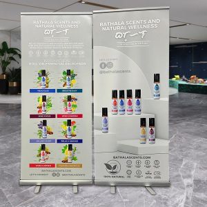 Accessories manufacturer wholesale display retractable design digital roll up rollup for Wedding Party Custom Flags and Banners