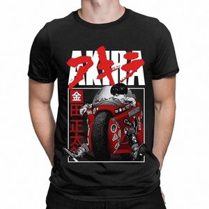 Akira Anime Graphic T koszule Japan Vintage Manga Tops Kobiety mężczyzn HARAJUKU FI O-Neck TEE Summer Streetwear Casual Tops TEE D8ni#