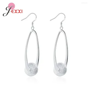 Dangle Earrings Drop 925 Sterling Silver Beads Pendant Women Girls Vintage Style Top Quality