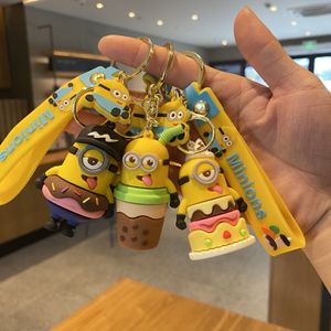 2024 Hot Sale Wholesale New Creative Little Yellow Dessert Cute Backpack Pendant Key Ring Pendant Schoolbag Decoration Gifts for Kids Friends