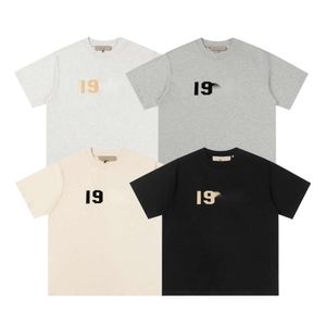 TEES ESS T-shirt Projektant Oryginalny wysokiej jakości damski koszulka Treny zupełnie nowa podwójna linia litera z krótkim rękawem T-shirt dla mężczyzn kobiety