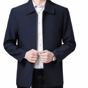 slim Casual Jackets Polyester Fine Workmanship Male Coats Skin-friendly Solid Color Male Coats for Outdoor M4z7#