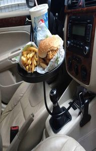 Adjustable Car Cup Holder Drink Coffee Bottle Organizer Accessories Food Tray Automobiles Table for Burgers French Fries8814556