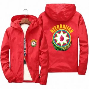 Wiosna i jesień Nowy Azerbejdżan Płaszcz Graphic Men Street Windbreaker rodzic-dziecko chłopcy dziewczęta Zipper cienkie daty kurtki 66xp#