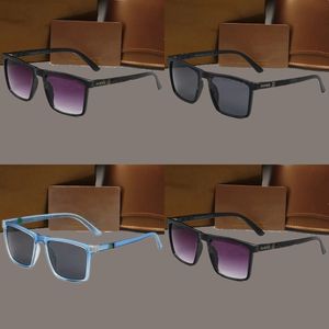 Occhiali da sole rettangolari firmati con lettera di alta qualità per donna occhiali a colori misti tonalità senior estive per esterni GA0112 I4