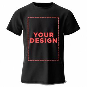 Print On Demand 100 % Cott T-Shirt für Männer Frauen Custom DIY Design DTF*A3 c0KM#