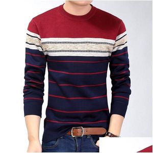 Men'S T-Shirts Mens 2021 Fashion Casual Clothing Social Fitness Bodybuilding Striped T Shirts Men T-Shirt Jersey Tee Shirt Plover Swea Dhnhi