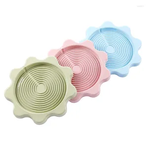 Masa paspasları 1pc gıda dereceli plastik su ısıtıcıları paspas placemats dekor ısıya dayanıklı yalıtım pedi içecek ev tepsisi fincan