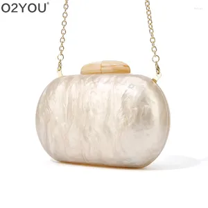 Shoulder Bags 2024 Brand Casual Women Small Messenger Ladies Retro Design Handbag Female Cross Body Oral Nude Acrylic