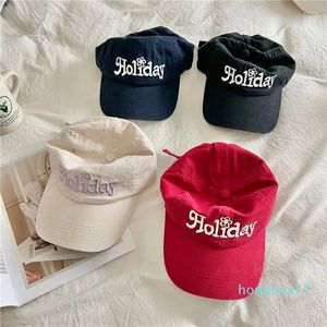 Ball Caps Letter Embroidery Sports Trucker Cap Unisex Men Hip Hop Snapback Hats Women