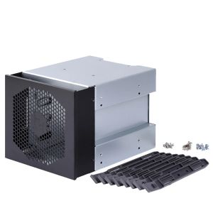 Obudowa xtxinte 5 cali 3 x optyczne zatoki napędowe do 4Bay 3,5 cala sata sAS SAS HDD Cage Rack Wspornik napędu twardego Tacka Caddy Adapter