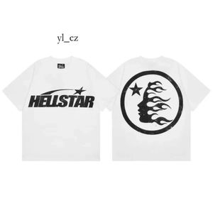 HellStar Shirt Mens Designer krótkie nowa gwiazda piekła damska luźna okrągła szyja swobodny krótki trend mody marka hellstar t shirt 3498