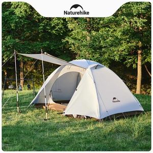 Tält och skydd Naturehike 2024 2 personer ultralätt vandringstält utomhus camping regntät solskyddsmedel