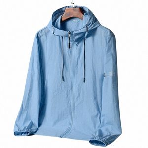 2023 Summer Hooded Jacket Män kvinnor Vattentät sol Protecti kläder fiske jaktkläder snabb torr hud vindbrytare e4v9#