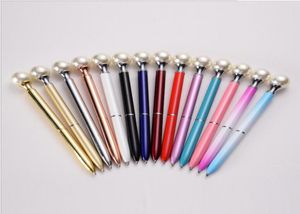 Ballpoint Pens metal balls diamond cute creativity net red gift custom signature ball point pen slender rotation7544456