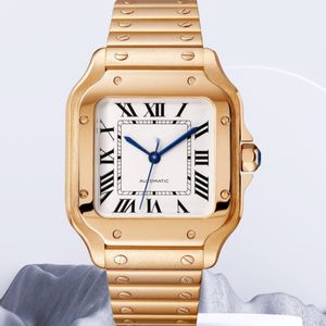 Fashion brand Wristwatches Mens watch tank classic Quartz square watches high quality Movement watch Stainless steel strap Bracelet Orologio Di Lusso womenwatch