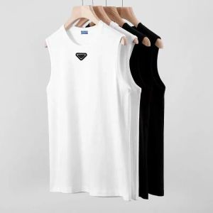 Designer T-shirt Tees Mens Tank Tops Camisetas Verão Slim Fit Esportes Respirável Absorção de Suor Cueca Preta Bottom Top Moda Roupas Masculinas