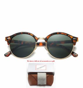 4246ファッションサングラスToswrdpar Eyewear Sun Glasses Designers Mens Womens Brown Case Black Metal Frame Dark 50mmレンズFor4105638