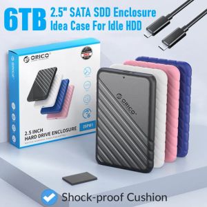 エンクロージャーオリジナルハイスピード6TB SSDエンクロージャーポータブル外部ソリッドステートハードドライブケースUSB3.0 HDDモバイルハードドライブエンクロージャー