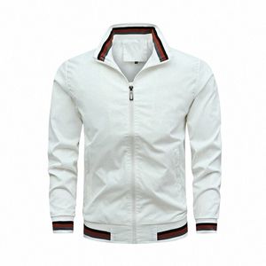 spring Autumn sportswear mens Casual Men Overcoat Solid Fi Slim Bomber Jacket New Arrival Baseball Jackets Men's Jacket Top w5iD#
