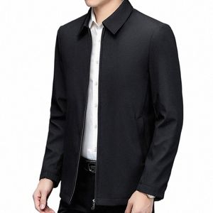 new Brand Men's Casual Blazers Busin Jacket Autumn Spring Loose Jacket Men Luxury Blazer Black Office Dr Men's Coat 3XL w3b7#