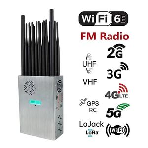 ポータブル28アンテナ信号JAMM ERシールドGPS Wi-Fi2.4G Wi-Fi5G Bluetooth Lojack VHF/UHF LORA RC315MHZ 433MHz 868MHz GSM DCS CDMA 2G 3G 4G 5G信号