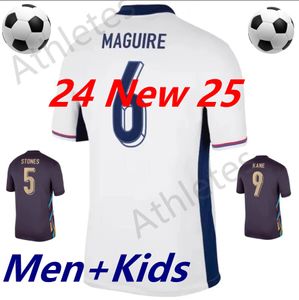 24 25 Saka Phillips England Kit Football Sterling England Shird Euro 24フットボールシャツBellingham Tracksuit Men's and Children's