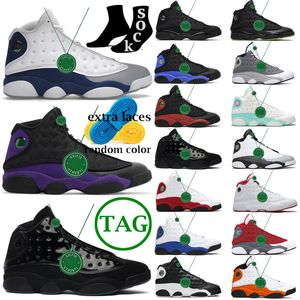 Air Jump 13 Man Basketball Shoes Ret 13s Women Mänskor Flint French Navy Brave Starfish Luky Green Atmosphere Red Flint Grey Purple Designer Trainers Sneakers