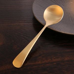 Skedar 2 datorer Kniv och gaffel Handgjorda Pure Copper Spoon Hushållssoppskopor hem