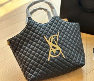 Sacola bolsa de grife bolsa feminina bolsa preta couro genuíno letras em relevo ombros multifuncional bolsa de compras de moda para homens e mulheres