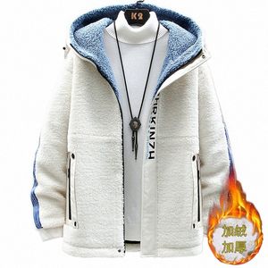 Nya män vinterfleece jacka tjock parka kappa män vinter casual taktisk outwear varm bombplan militär huva jacka man 3xl b8vq#