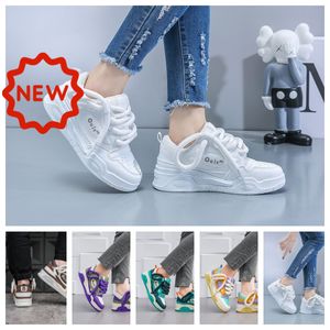 2024 Designer Shoe Lace Up Fashion Platform Sneakers Black Light Blue Mens Womens Casual Shoes Gai Storlek 35-45 Skor Plattform unisex gratis frakt