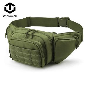 Bags WINCENT Outdoor Tactical Waist Bag Holster Chest Combat Camping Hiking Running Hunting Nylon Durable Sling Shoulder Belt Bag