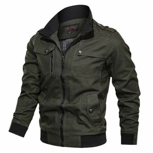 Herrjacka Militär Tactical Man Jackets Coat Picks -lastare Jackor Stand Collar Outwear Cott Windbreaker Tops 2022 Ny Brand V443#