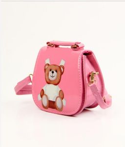 Новые поступления, сумки с мультяшным медведем для маленьких девочек, детские кожаные сумки принцессы, детские сумки, детские сумки на плечо, сумка через плечо для девочек Purs2091955