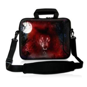 Mochila Wolf 9.7 10 11.6 13 14 15 17 polegadas Tablet Sleeve Case PC Laptop Bolsa de ombro 13.3 15.4 15.6 Capa de computador para ASUS Acer HP Dell