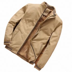 men Cargo Fleece Bomber Jacket Fi Casual Windbreaker Jacket Coat Men winter New Hot Outwear m Slim Military Jacket Mens Y4Hs#