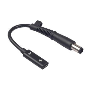 Novo tipo c pd adaptador de alimentação conversor dc plug conector cabo 7.4x5.0mm jack para carregador portátil hp