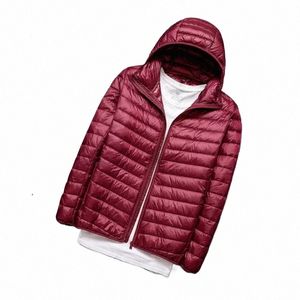 Mäns Ultra Light Down Jacket 2024 Nya ankomster Spring Winter Feather Ultralight Packable Casual Classic Puffer Coats Men Jacket Q9QZ#