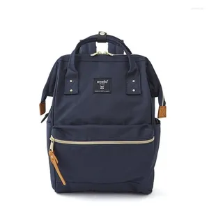 Ryggsäck Anello Brand kvinnors stora kapacitet Oxford Waterproof Schoolbag Anti-Töld Laptop Bag Malefemale Travel Knapsack