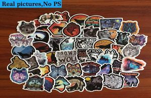 50PCSpack Wolf Wolves Animal Wild Nature Vinyl Sticker Waterproof Stickers For Water Bottle Laptop Planner Scrapbook Phone Wardro1642004