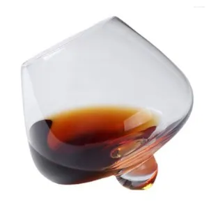 Tazze Bicchiere Bicchiere da vino Bicchiere da birra Club Cocktail Bere Emisfero Fondo Casa Domestica Trasparente di alta qualità