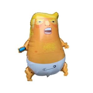Andra evenemangsfestleveranser UPS 44x58cm 23 tum arga baby Trump Balloons Cartoon Aluminium Film Shiny Donald Toys Pinata Gag Gifts I DHLMA